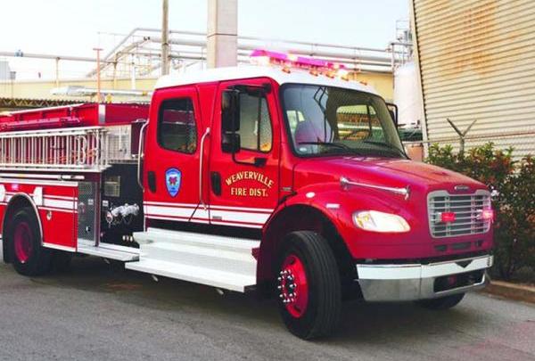 a modern fire engine